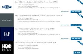 Check spelling or type a new query. Expired Egifter Save On Gap Old Navy Banana Republic Hbo Now Gift Cards Gc Galore