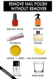 7 Best Ways To Remove Nail Polish Without Remover Diy Nail Polish Remover Gel Nail Removal Nail Polish Remover
