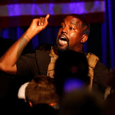 Kanye, yeezus, kanye omari west, mr. Us Rapper Kanye West Launches 2020 Presidential Bid With Rambling Campaign Rally
