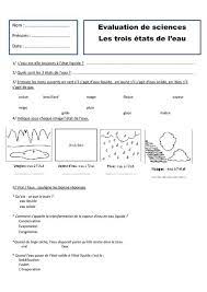 resultat de recherche d images pour les etats l eau cycle 3 evaluation weather coloriage rose