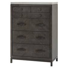 Tall nightstands can be a perfect fit for popular tall beds. Maison 55 Emerson Modern Classic White Top Wood Steel 6 Drawer Tall Dresser Kathy Kuo Home