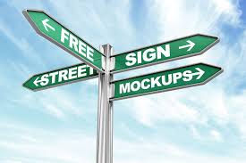 Free Street Sign Mockups Free Mockup Sign Mockup Sign Mockup Free Street Signs