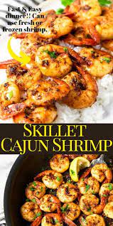Fast Easy Skillet Cajun Shrimp Mom S Dinner Recipe Cooked Shrimp Recipes Shrimp Recipes For Dinner Shrimp Recipes Easy