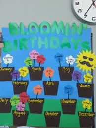 Flower Birthday Charts Google Search Birthday Bulletin