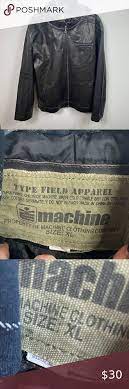 Machine Clothing Co Faux Leather Jacket Men S Xl Leather Jacket Men Faux Leather Jackets Faux Leather Jacket Men