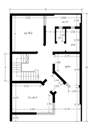 كرة سكران المراعي مخطط منزل 100 متر واجهتين virelaine org