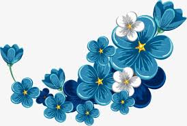 Pin By Alexandra Berariu On Craft Blue Flower Painting Vector Flowers Flower Drawing Design