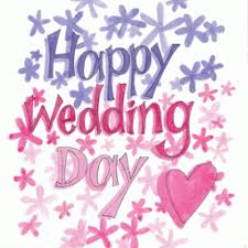 Saying 'congrats' is appropriate never mind which side of the aisle you are sitting on once the ceremony starts. Happy Wedding Day Card Wedding Day Wishes Happy Wedding Day Happy Anniversary Quotes