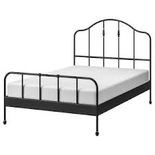 Sagstua Bed Frame Black Queen In 2020 Bed Frame Ikea Bed Comfort Mattress