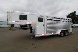 Solid trailer with rubber floor 3 gates tires fair good title. 2021 Exiss Trailers 20 Stock Combo Trailer Rubber Floor Mats Adjustable Saddle Rack Stock Trailers For Sale Classifieds For Horse And Livestock Trailers