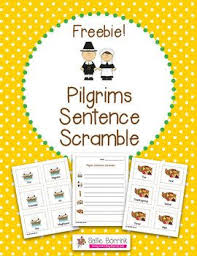Free Pilgrims Sentence Scramble Activity Differentiated For Multiple Grades Thanksgiving Kindergarten Sentence Scramble Thanksgiving Classroom