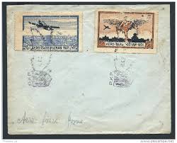 Flying v production company : Vignetten Pologne Enveloppe Avec Timbre De La Poste Aerienne Semi Officiel En 1921 Voir Descriptif Lot P13956
