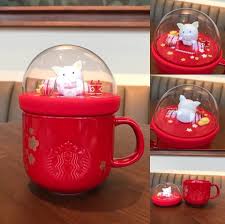 New China 2019 Starbucks Chinese New Year Golden Pig Colorful 14oz Mug New Year S Food Mugs Christmas Cookies Decorated