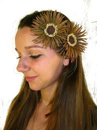 Boho Daisy Hair Flowers Fusion belly dance jewelry MAGIC TRIBAL HAIR