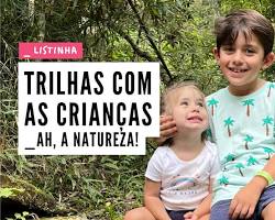 Imagem de Trilhas em meio à natureza for kids
