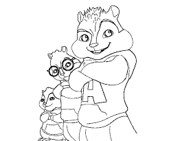 Alvin and the chipmunks is a group of fictional music. Alvin And The Chipmunks 128288 Animation Movies Printable Coloring Pages