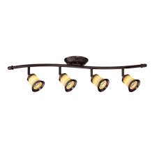 Maybe you would like to learn more about one of these? Hampton Bay 4 Light Antique Bronze Track Lighting With Wave Bar Fixture Ec631abz The Home Depot Track Lighting Track Lighting Fixtures Bronze