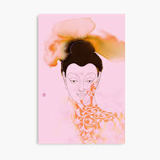 Hair is my passion.buddha hair is a byproduct of my passion.smiles and happy clients make my day xx. Pink Gautama Buddha Poster By Thoth Adan Redbubble