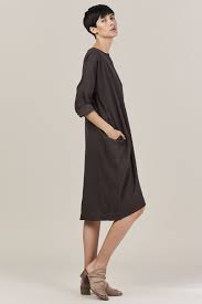 Bud Dress Charcoal By Black Crane Dresses Black Crane Fashion