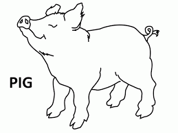 Pig Coloring Pages Coloring Rocks Pets Drawing Pig Drawing Animal Coloring Pages