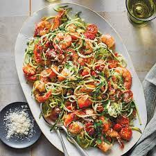 Easy Shrimp Scampi With Zucchini Noodles Recipe Easy Mediterranean Diet Recipes Mediterranean Recipes Healthy Recipes