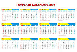 Corel draw, adobe illustator, pdf. Gratis Download Master Kalender Tahun 2020 Lengkap Corel Kalender Desain Kalender Indonesia