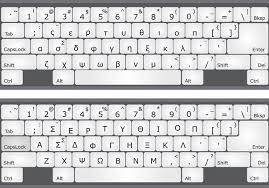 Χ, χ, chi, ch, bach ; Greek Alphabet Keyboard Vectors Free Vector Download 154041 Cannypic