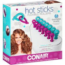 Hair rollers were created to effectively curl hair in a fast and easy way, while giving your hair a great styled look. Conair Hot Sticks Flexible Rollers 14 Count Walmart Com Walmart Com