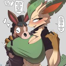 leafeon vs mudbray (cooliehigh) [ongoing] comic porn | HD Porn Comics