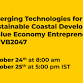 Emerging Technologies for Sustainable Coastal event image