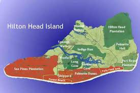 Pinckney island national wildlife refuge. Hilton Head Island Area Map Hhi Areas For Real Estate Information
