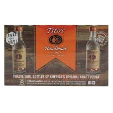 How much alcohol is in a fifth bottle? Tito S Handmade Vodka 12pk 50ml Bottles Target
