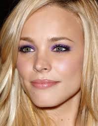 Rachel Mc Adams Looking Gorgeous Purple Eyeliner Celebrity Makeup Purple Eye Makeup