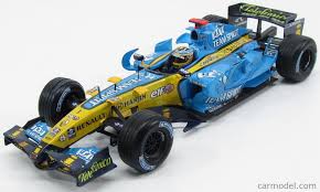 Though ferrari drivers felipe massa and michael schumacher started the race from the first row. Mattel Hot Wheels J2986 Masstab 1 18 Renault F1 R26 N 1 Fernando Alonso 2006 World Champion Light Blue Yellow