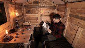 On the other, it's precious family property and there can be certain risks with renting out your cabin. Log Cabin Life First Night In The Off Grid Pallet Wood Cabin Youtube