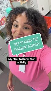 A fun way to introduce yourself to students! #teachersoftiktok #teacherlife