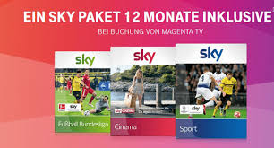 Die buchung von magenta tv kostet 7,95 euro pro monat und. Magenta Tv Sky Paket Fur 12 Monate Kostenlos