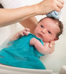 To get started, fill the baby bathtub or sink with just a couple of inches of warm water. Tag Newborn Baby Bath The Early Weeks
