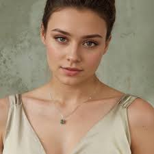 Silver Acorn Necklace: Sage Green Moss Agate Gemstone Jewelry, Gift for  Autumn Fall