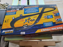 Its the only track set where you can race, wreck and rebuild your cars on an officially branded nascar track. Fat Track Source Adventure Force Crash Racers Redline Derby Racing