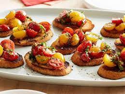Bruschetta Ree Drummond Food Network Food Network Recipes Appetizer Recipes Bruschetta Recipe