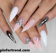 Unique Nail Designs You Must Love To Try In 2020 Nail Art Images Nails Nailsofinstagram Nailstagr Stiletto Nails Designs Cute Nail Art Designs Bling Nails