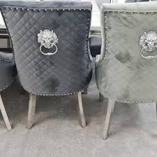 Our Newly Redesigned Majestic Quilted Lion Knockerback Dining Chairs Are Sophisticated And Very Elegant A In 2020 Dining Chairs Velvet Dining Chairs Velvet Furniture