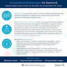 Die kinder türkischer einwanderer heirateten 2002 und gründeten etwa sechs jahre später biontech. Saarland De Update Der Saarlandische Ministerrat Hat Die Verordnung Zur Eindammung Der Corona Pandemie Im Saarland In Seiner Heutigen Sitzung An Die Beschlusse Angepasst Auf Die Sich Die Ministerprasidentinnen Und Prasidenten Gemeinsam Mit