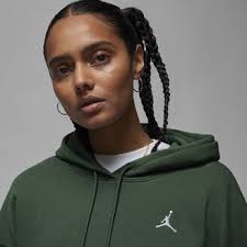 Jordan Women's Brooklyn Fleece Hoodie in Green