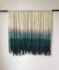 Custom Order Medium Dip Dyed Tapestry Fiber Art Bohemian Decor Wall Hanging Diy Wall Hanging Yarn Wall Hanging Diy Tapestry