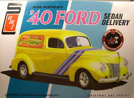 1940 ford sedan delivery street rod vin: Pin On Model Kit Box Art