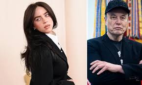 Elon Musk mocks Billie Eilish's intelligence after she called him a ' pathetic coward' in explosive rant | Daily Mail Online