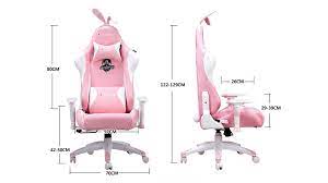 autofull pink gaming chair with bunny gaming chair gamer room decor chair