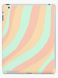 Who doesn't love romanticizing the past? Aesthetic Wallpaper With Orange Stripes Ipad Case Skin By Pastel Paletted Redbubble